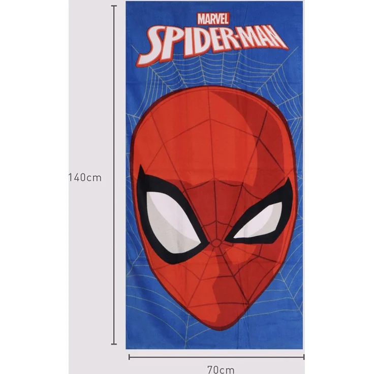 Marvel Spiderman Baumwoll Handtuch für Kinder 70 × 140 cm 250 gsm saugfähig – Bild 4