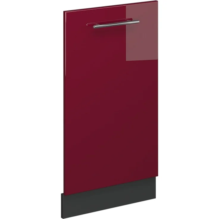 Geschirrspülblende Fame-Line Bordeaux Hochglanz 45 cm ohne Arbeitsplatte Vicco – Bild 1