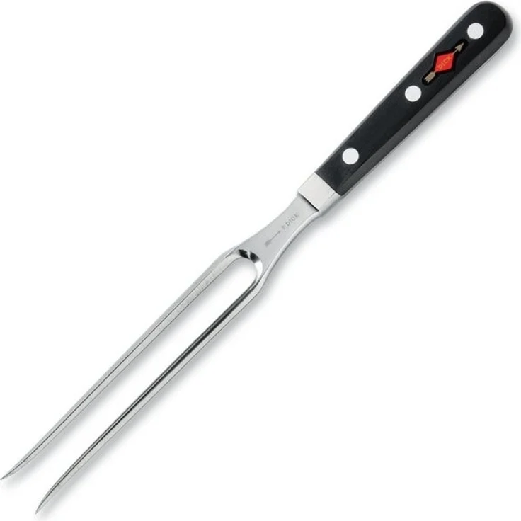F. Dick Fleischgabel, Chromstahl/Kunststoff, Silber/Schwarz, 18 cm – Bild 2