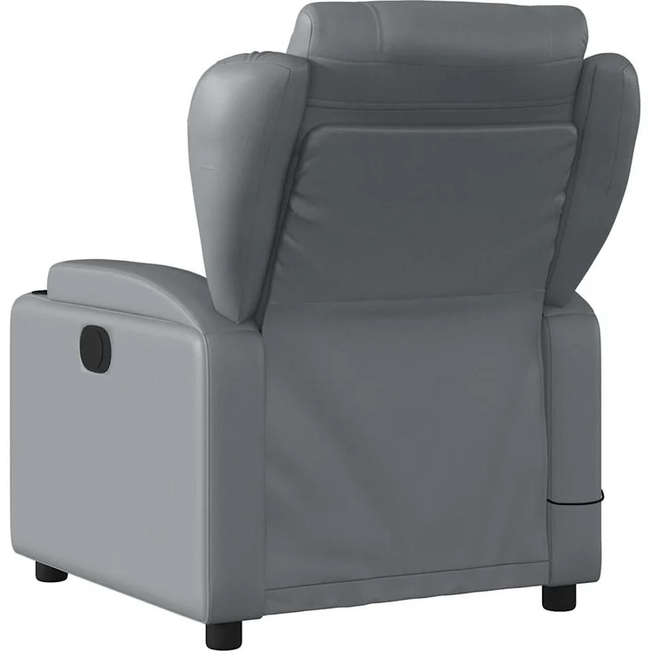 vidaXL Massagesessel Relaxsessel Grau Kunstleder 3205598 – Bild 3