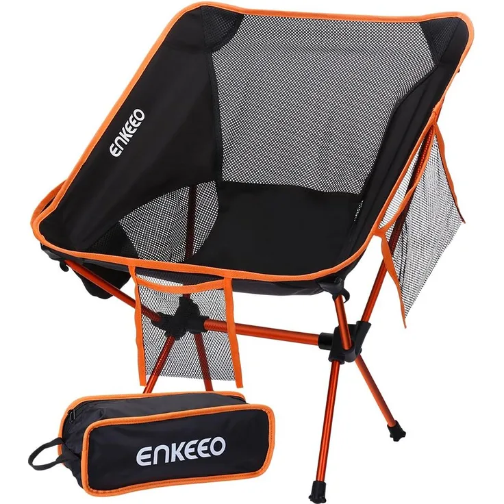 ENKEEO Campingstuhl Faltstuhl Klappbar Campingstühle Ultraleicht