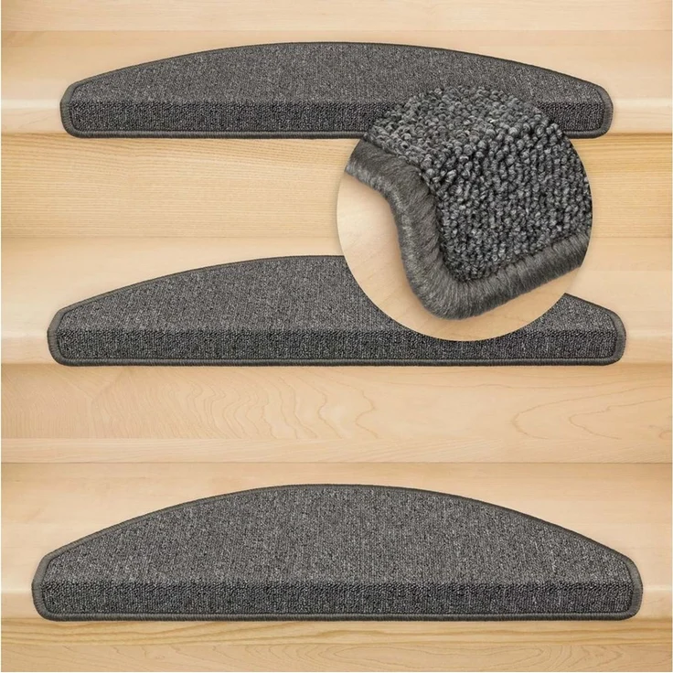 Metzker® Stufenmatte Stufenmatten Ariston im Sonderformat 64/20cm Halbrund, halbrund, Höhe: 5 mm, 15 Stück im Set – Bild 2