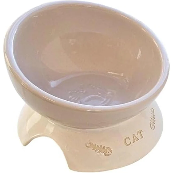 Nobby Futternapf Katzen Keramik-Napf Cat creme – Bild 1