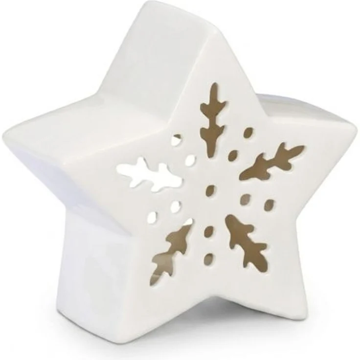 Relaxdays Teelichthalter Keramik in Sternform – Bild 9