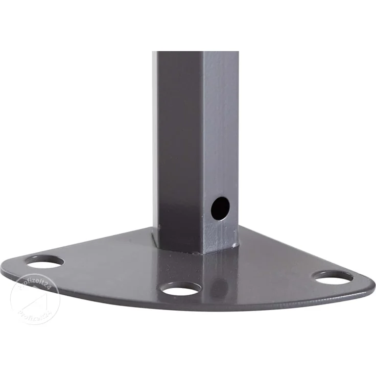 3x6 m Faltpavillon, PREMIUM Stahl 40mm, schwarz – Bild 6