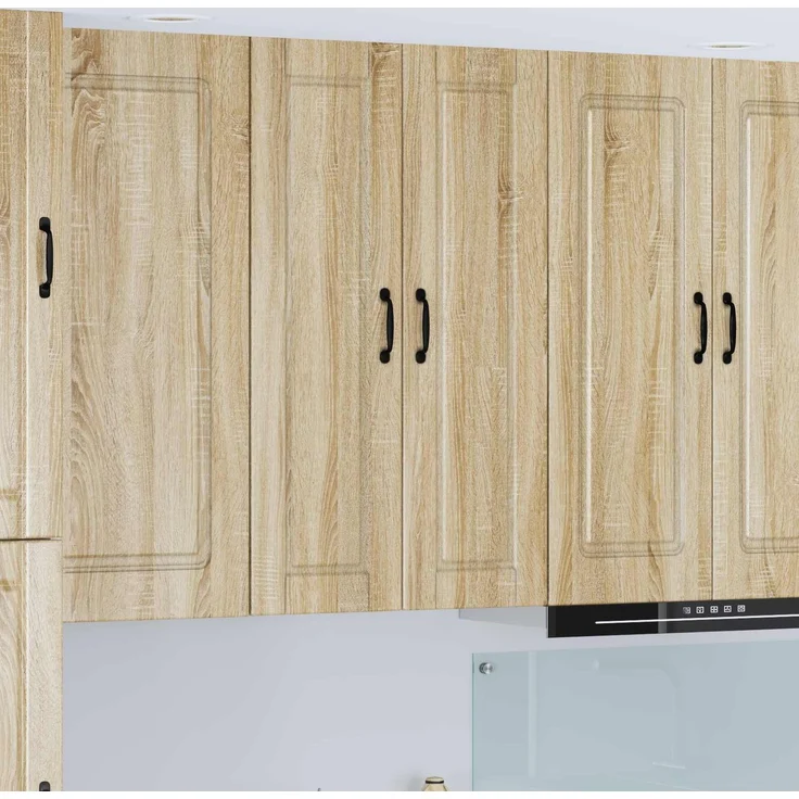 vidaXL Wandschrank PORTO Sonoma-Eiche 30 x 31 x 100 cm Holzwerkstoff 885457 – Bild 1