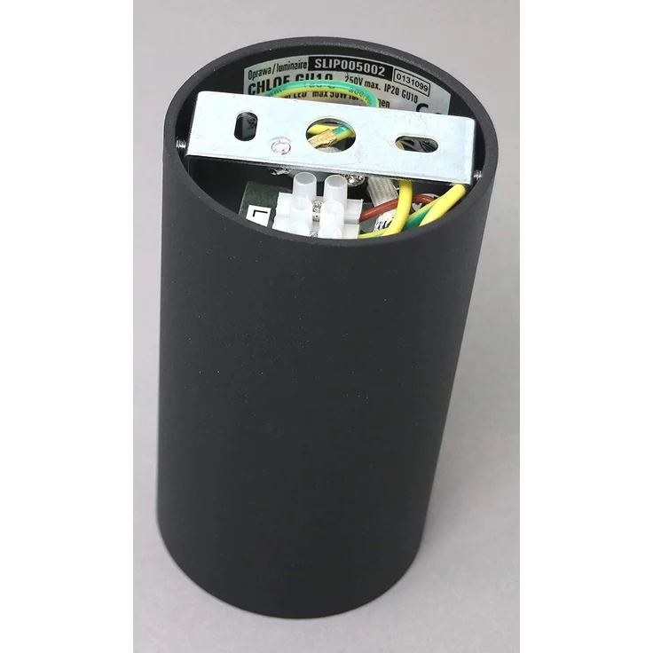 Deckenspots schwarz D-70mm GU10 IP20 Röhre goldenes Auge – Bild 4