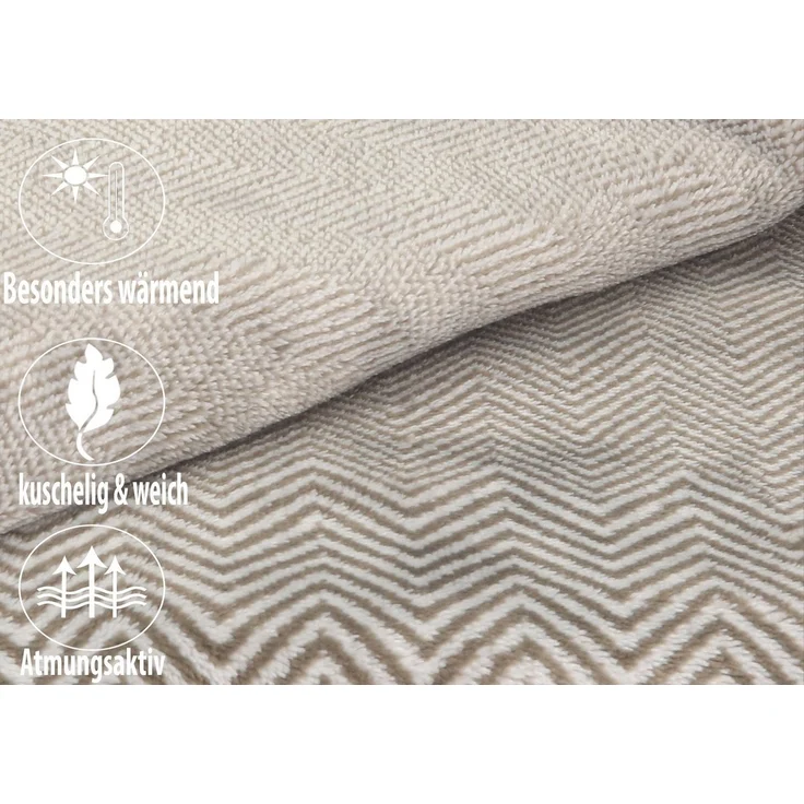Wohndecke Betz XXL Kuscheldecke Sofadecke MONTE CARLO 150x200 cm, Betz – Bild 2