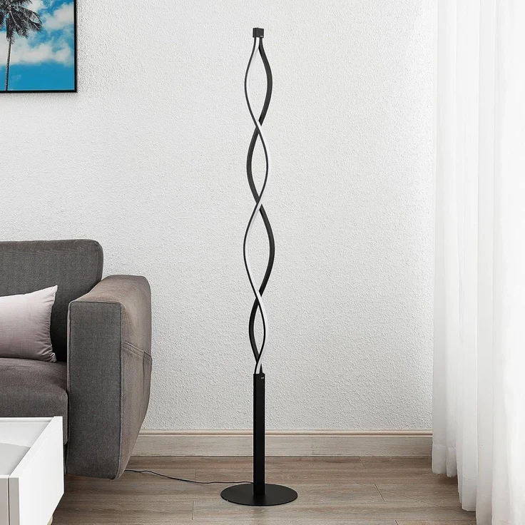 Lindby Stehlampe Welina, Enthalten, LED 20 W gesamt, warmweiß – Bild 3