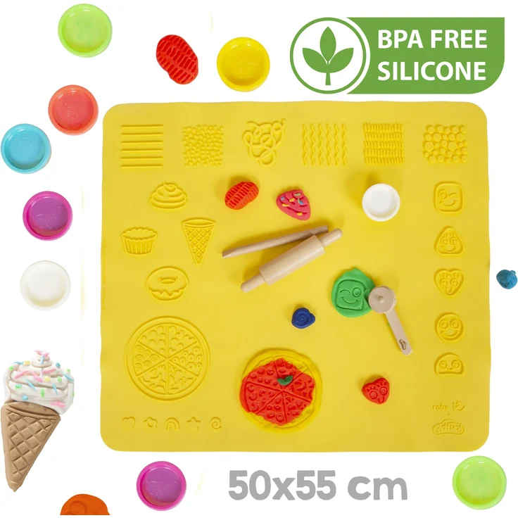 roba Spielset 'roba x Play-Doh' - Spiel- & Bastelmatte - 12x Play-Doh Knete – Bild 3