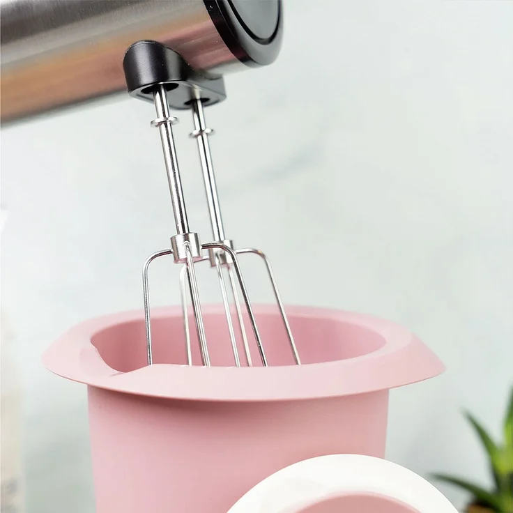 WESTMARK Quirltopf mit zweigeteiltem Deckel 1l rosa/weiß – Bild 6