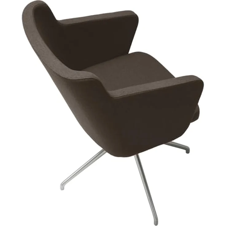 TOPSTAR | Besuchersessel SFH | 3D-Sitzgelenk und Aluminium-Fußkreuz | braun – Bild 7