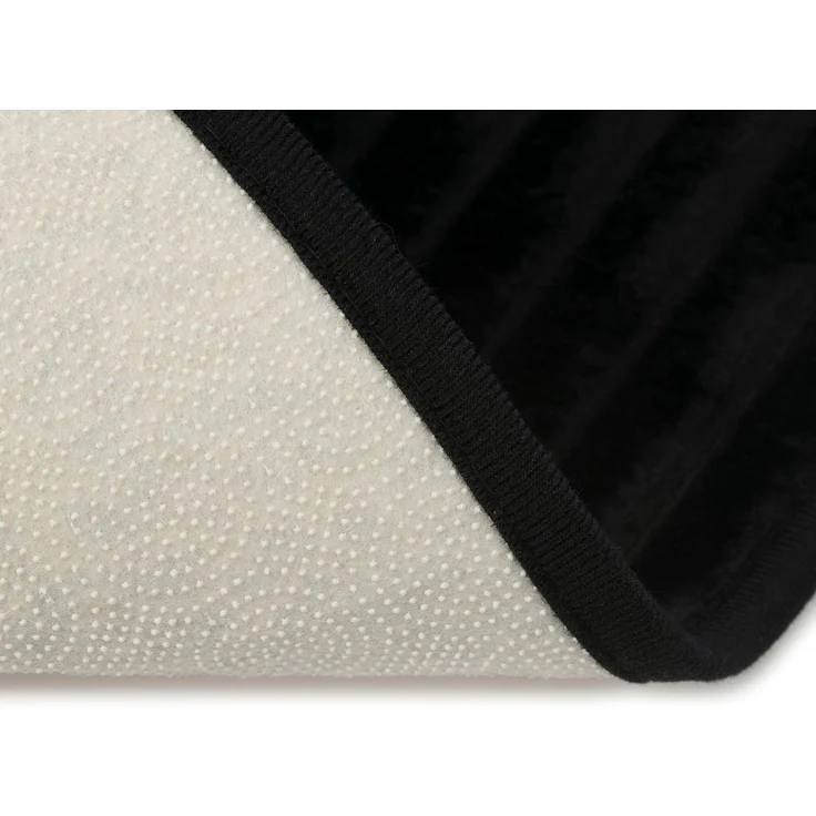 Gözze Badematte Berlin, Höhe 7 mm, rutschhemmend beschichtet, fußbodenheizungsgeeignet, Polyester, rechteckig, Badteppich, Uni Farben, Cord Optik, waschbar – Bild 2