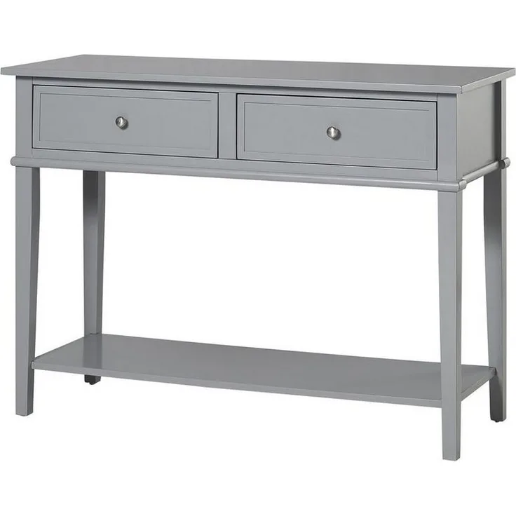 loft24 Konsolentisch Franklin, Ablagetisch mit 2 Schubladen, Landhaus, Breite 104 cm