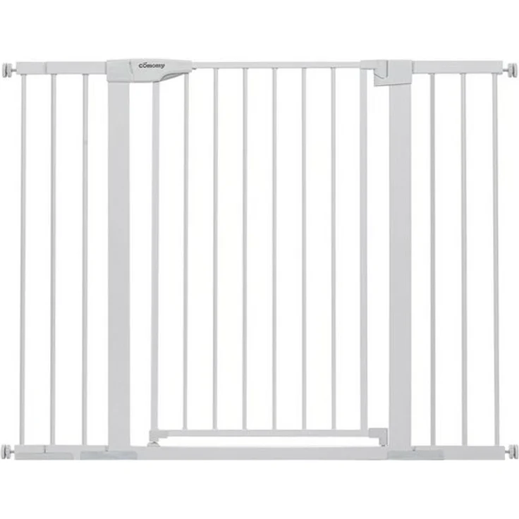 Comomy Türschutzgitter, Babygitter Schutzgitter einstellbar 75~124cm – Bild 4