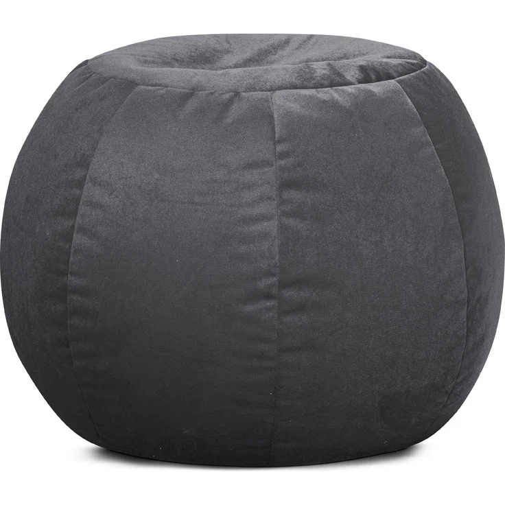 Sitting Point Sitzsack Marla Plump Samt anthrazit – Bild 1