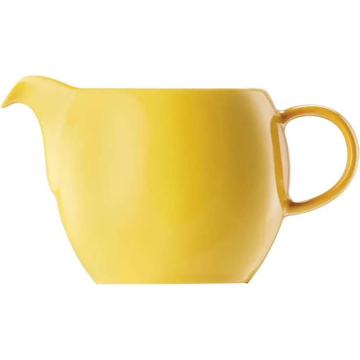 Thomas Sunny Day Milchkännchen, Kanne, Milchkrug, Porzellan, Yellow / Gelb, Spülmaschinenfest, 200 ml, 14430