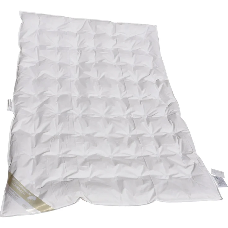 Betten Hofmann Luxus Kinder Sommer Daunendecke Punktstepp 100x135 cm 100% Daunen – Bild 2