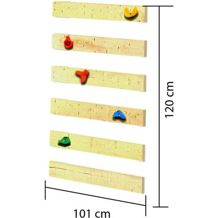 Karibu Kletterwand Eco naturbelassen – Bild 6