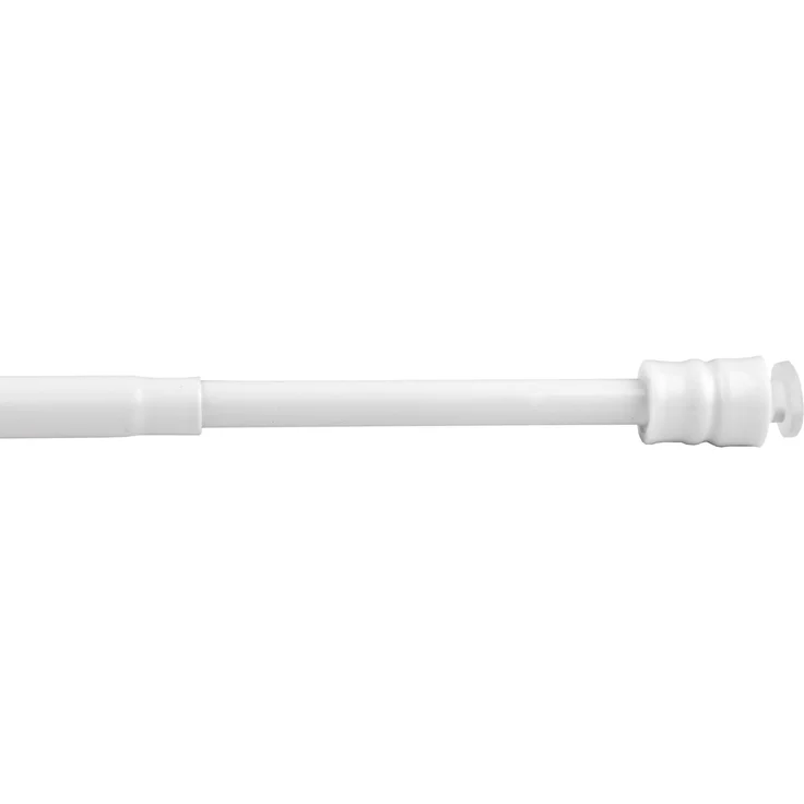 Bestlivings Gardinenstange zum Klemmen ohne Bohren, Klemmstange 60-90 cm, Weiß, Ø 10 mm, für Scheiben- & Bistrogardinen, Teleskopstange mit Schraubtechnik – Bild 2