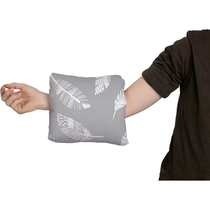 Amilian Stillkissen - kleines Arm Stillkissen - kleines Stillkissen für Baby, Hilfe beim Stillen - ca. 22 x 20 cm, Stillmuff - Muff für unterwegs, einfach über den Arm ziehen - Mini Stillkissen für unterwegs – Bild 3