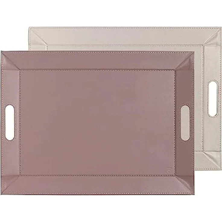Freeform Duo Wende-Tablett 45x35 cm Altrosa / Stein – Bild 1