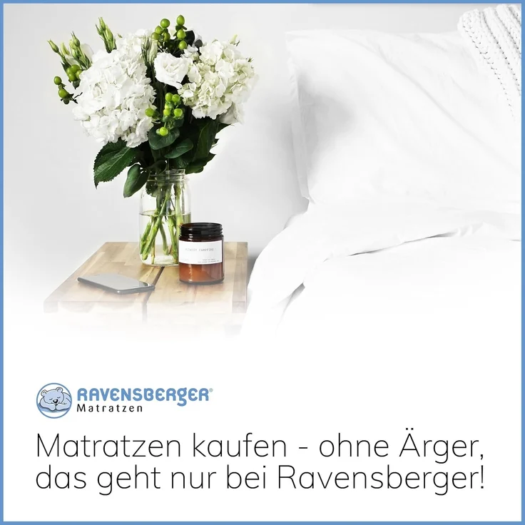 Komfortschaummatratze Comfortmatratze Komfort-MED mit RAVOTEX Funkti.., RAVENSBERGER Matratzen, 22 cm hoch, Ergonomisch, gute Stützkraft, 7 Zonen, Made in Germany – Bild 9