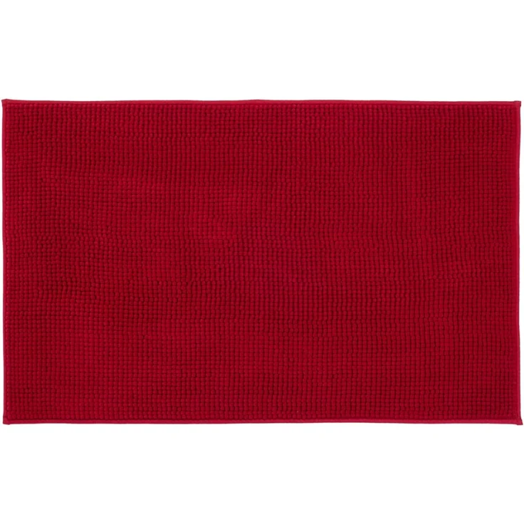 Gözze Badematte Chenille, Höhe 15 mm, rutschhemmend beschichtet, fußbodenheizungsgeeignet, Polyester, rechteckig, Badteppich, Uni Farben, besonders weich durch Microfaser, waschbar
