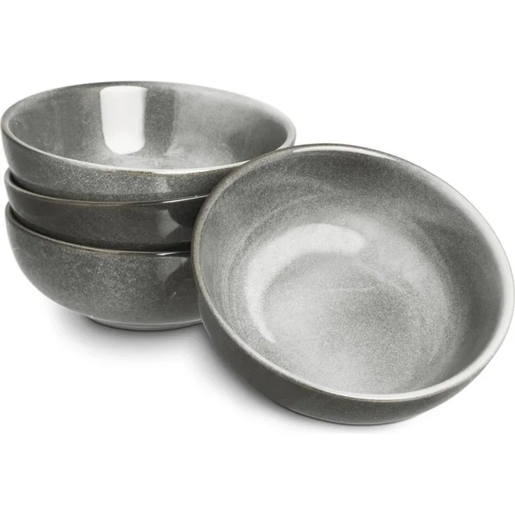 Springlane Geschirr-Set Misty Cliff, Steingut, in verschiedenen Ausführungen und Sets, Steingut, robust, kratzfest, 4er-Set Müslischale