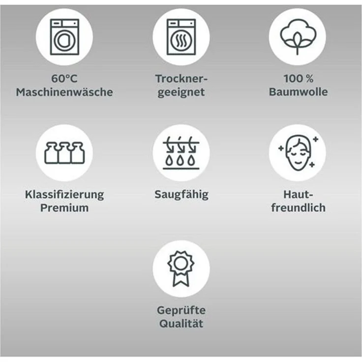 Bruno Banani Handtuch Set Lana, Handtuch-Set in Premium Qualität 600g/m², Frottier (Set, 6-St), hochwertig, weich, flauschige Qualität, 5 Jahre Garantie – Bild 2