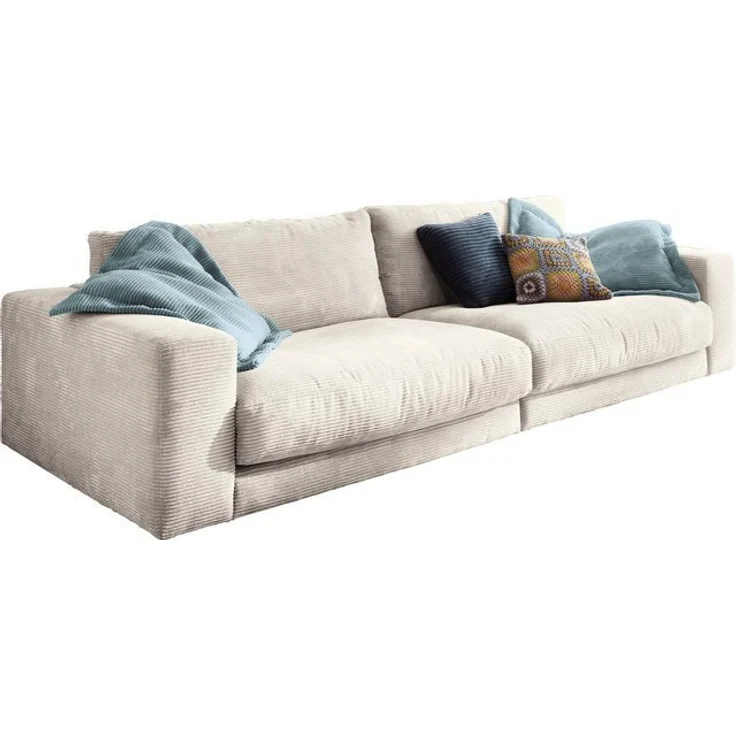 Places of Style Big-Sofa Enisa, legere Polsterung B/T/H: 290/127/85 cm, Zeitloses und stylisches Loungemöbel, in Fein- und Breitcord – Bild 4