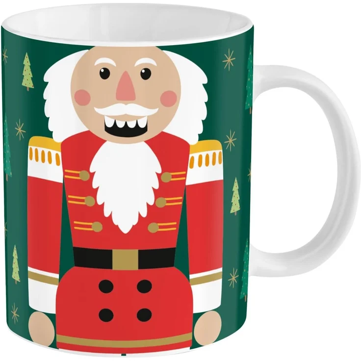 Sheepworld Tasse + Deckel Kronenform 35cl Geschenk Weihnachten NUSSKNACKER 51221 – Bild 3