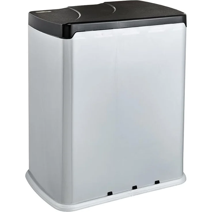 keeeper Mülleimer gunnar, Treteimer 7 l + 15 l, mit 2 Abfallbehältern, Made in Europe – Bild 3