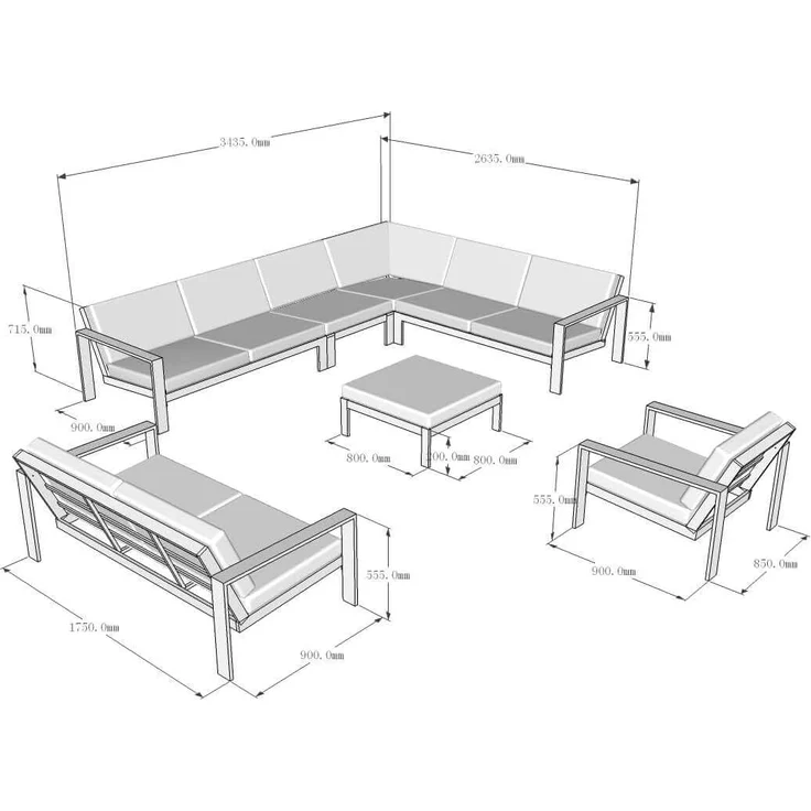HOME DELUXE Sitzgruppe RIO - M – Bild 6