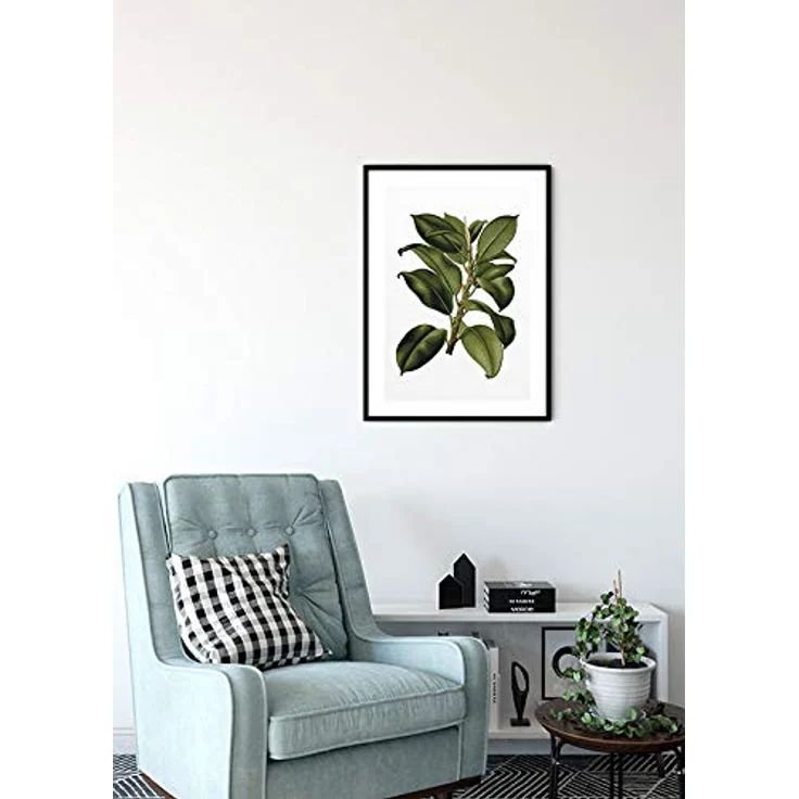 Komar Elastica Tree, Wandbild auf Premium-Poster Fotopapier, Grün, 30 x 40 cm, ohne Rahmen, MADE IN GERMANY – Bild 4