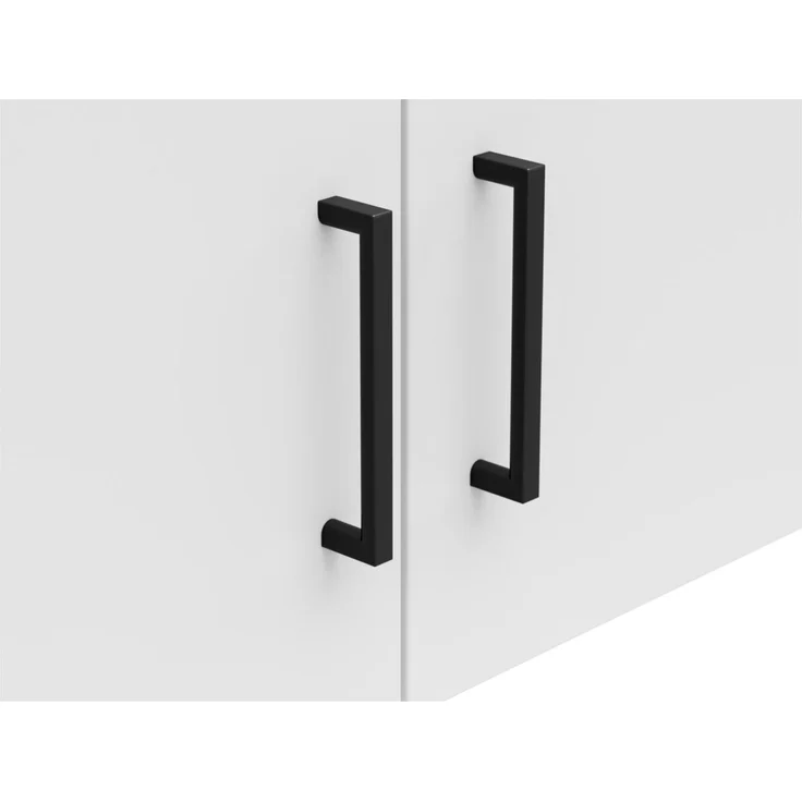 Carryhome 'MULTISTAURAUM' Aufsatzschrank Mehrzweckschrank, Holznachbildung Weiß, 70 x 35 x 40 cm, 2 Drehtüren – Bild 5