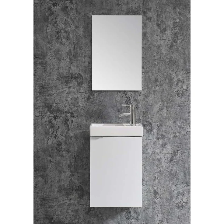 Sanotechnik Badmöbelset 'NOVA' WEIß, 40x60x22 cm – Bild 1