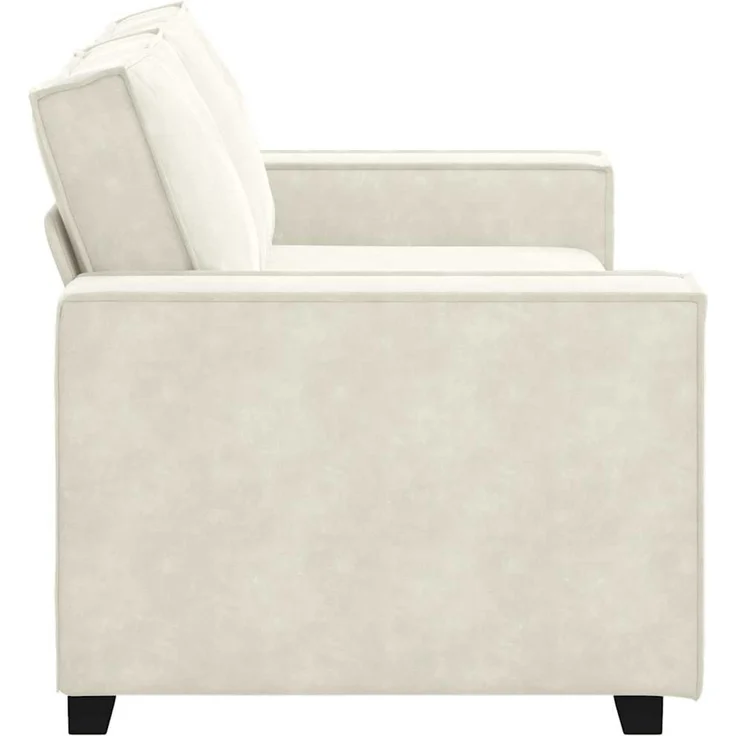 vidaXL 2-Sitzer-Sofa Creme 180x78x84 cm Samt 4105028 – Bild 4