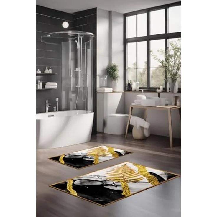 Mijolnir 'CT-5267' Badematten-Set (2-teilig), Mehrfarbig