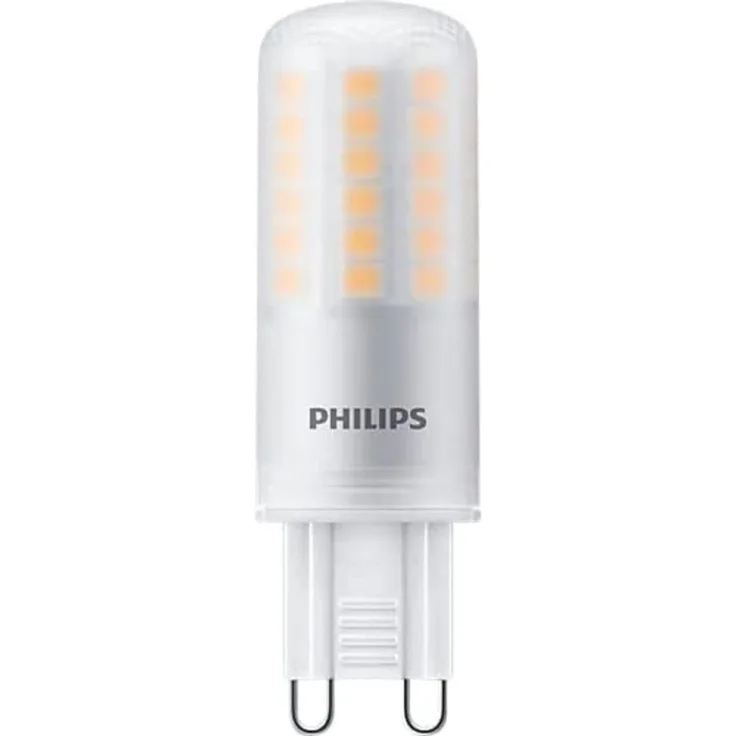 Philips LED Lampe 60W, G9, warmwei脽 (2700 Kelvin), 570 Lumen, Weiß