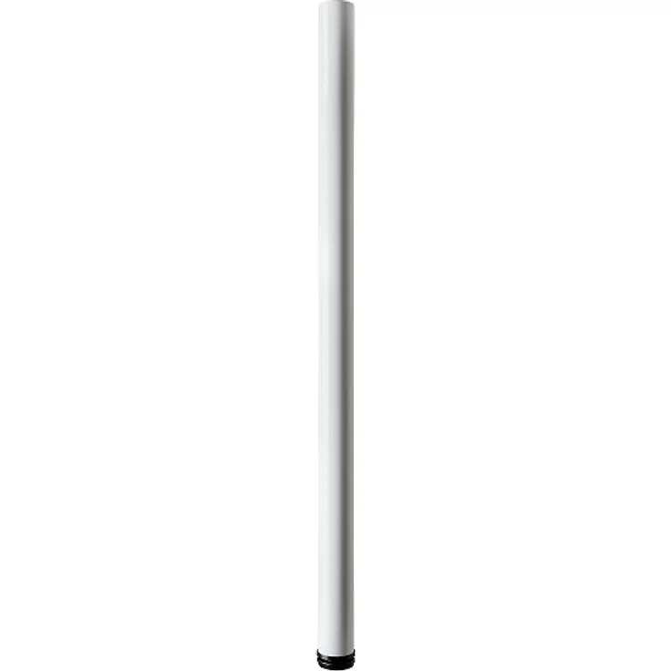 Hettich Möbelfuß 6,0 x 110 - 113 cm Stahl weiß - 1 Stück