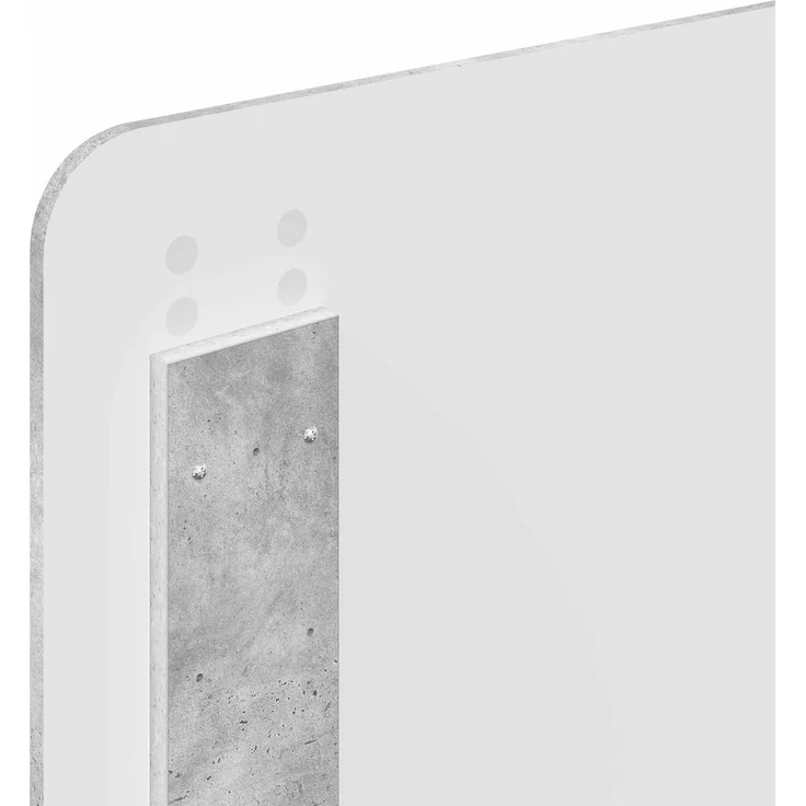 vidaXL Bettrahmen Beton Grau 90 x 190 cm Massives Kiefernholz 3412545 – Bild 10