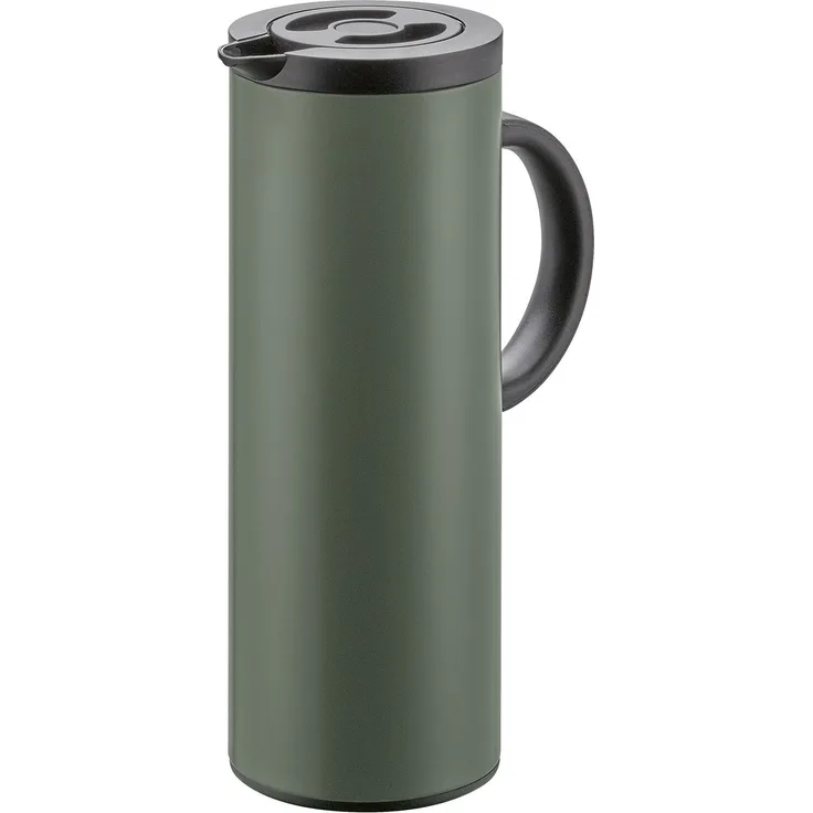 Isolierkanne Kaffeekanne Thermoskanne Teekanne 1L cilio FIRENZE olivegrün 544947