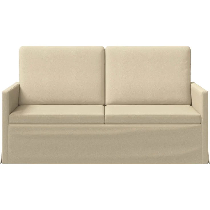 vidaXL 2-Sitzer Sofa Creme 150 x 81 x 82 cm Stoff 42041080 – Bild 2