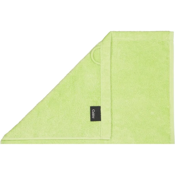CAWÖ Handtuch - Lifestyle, Walkfrottier, Baumwolle, einfarbig Pistazie 50x100cm – Bild 4