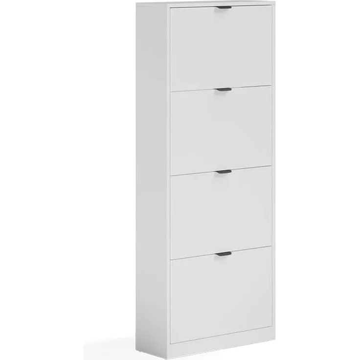 Schuhkipper Gizmo Weiß 59 x 146.6 cm mit 4 Fächern Vicco – Bild 1