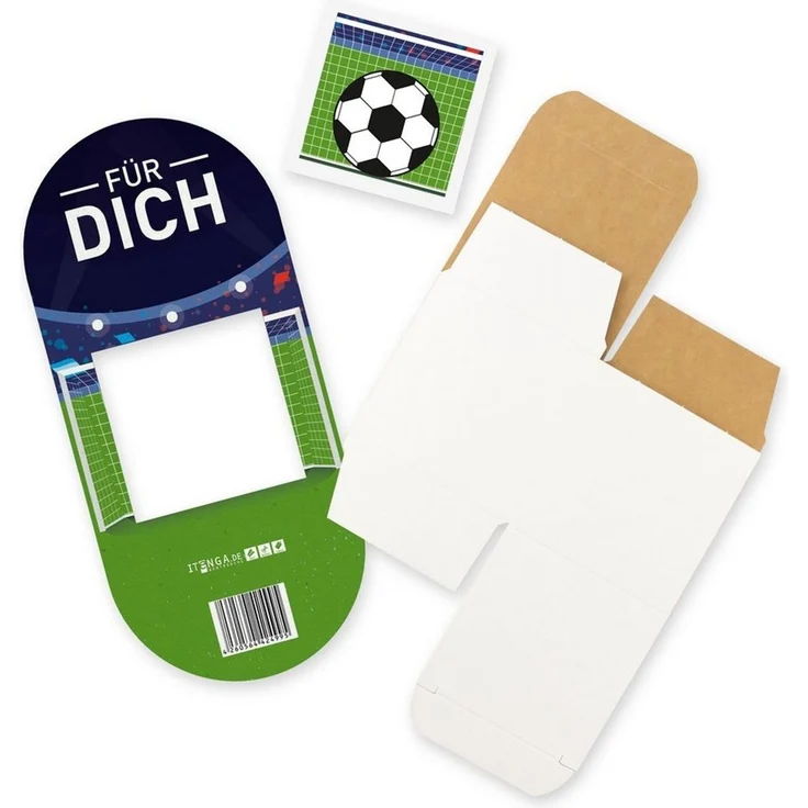 itenga Geschenkbox itenga Geldgeschenkverpackung Fußballstadion Für Dich – Bild 2