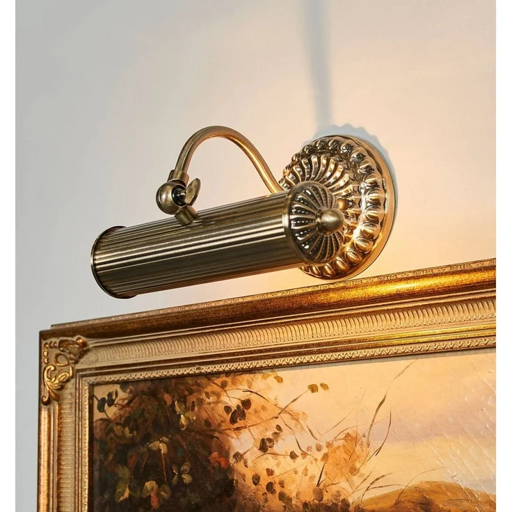 Lindby Bilderleuchte Joely, Metall, Bronze IP20, 1 x 40 W – Bild 1