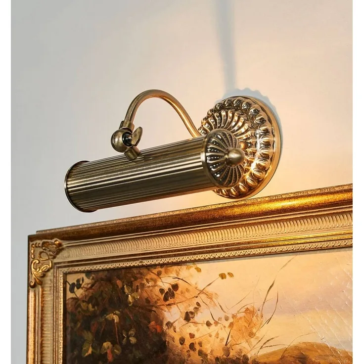 Lindby Bilderleuchte Joely, Metall, Bronze IP20, 1 x 40 W