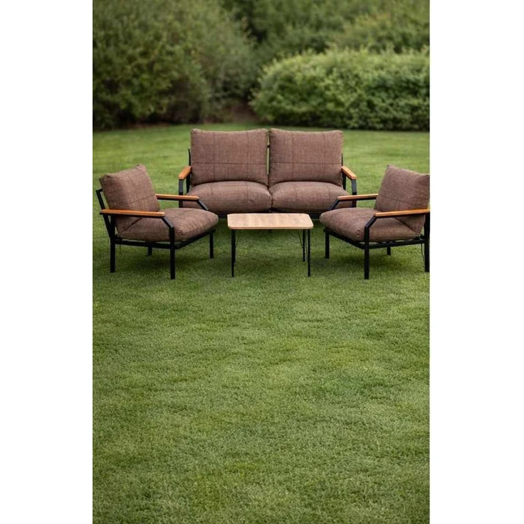 Skye Decor 'Alya - Mink' Garten-Lounge-Set, Nerz, 120 x 70 x 61 cm – Bild 2